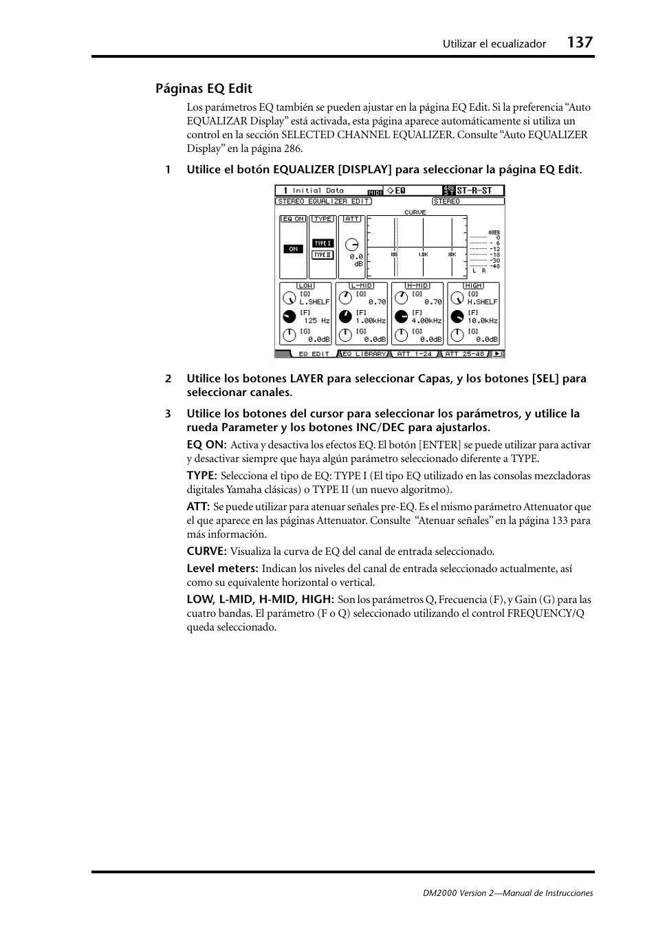 Yamaha DM 2000 User Manual | Page 137 / 410