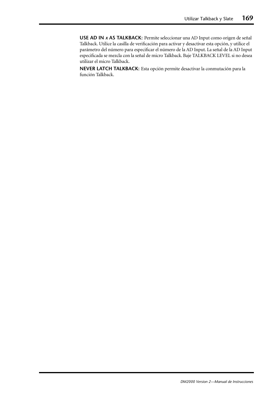 Yamaha DM 2000 User Manual | Page 169 / 410