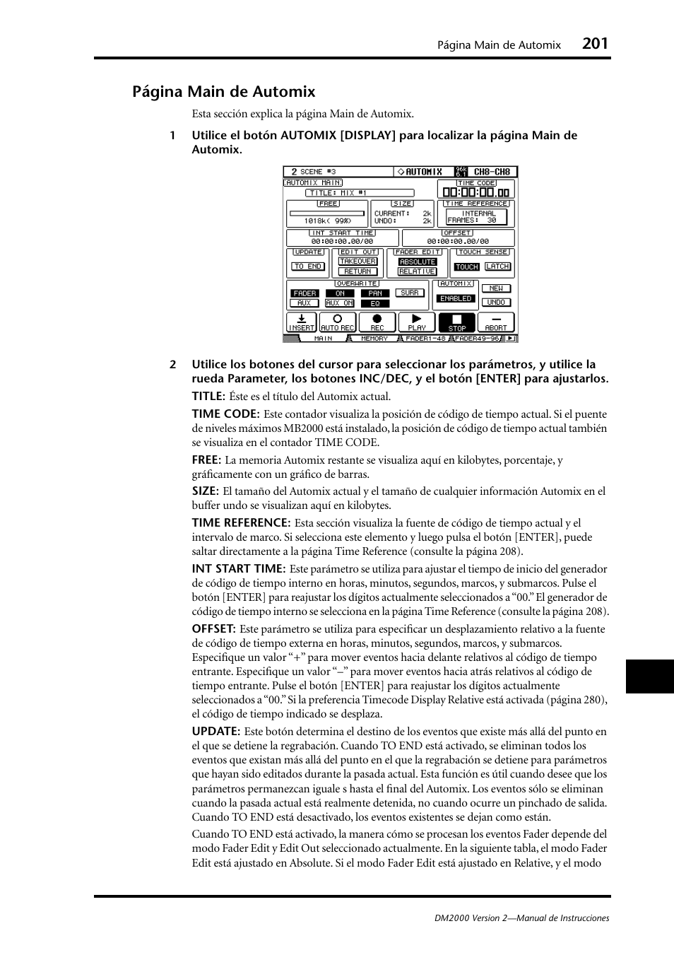 Página main de automix | Yamaha DM 2000 User Manual | Page 201 / 410