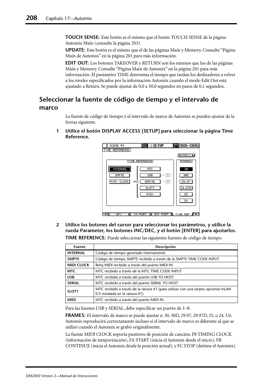 Yamaha DM 2000 User Manual | Page 208 / 410