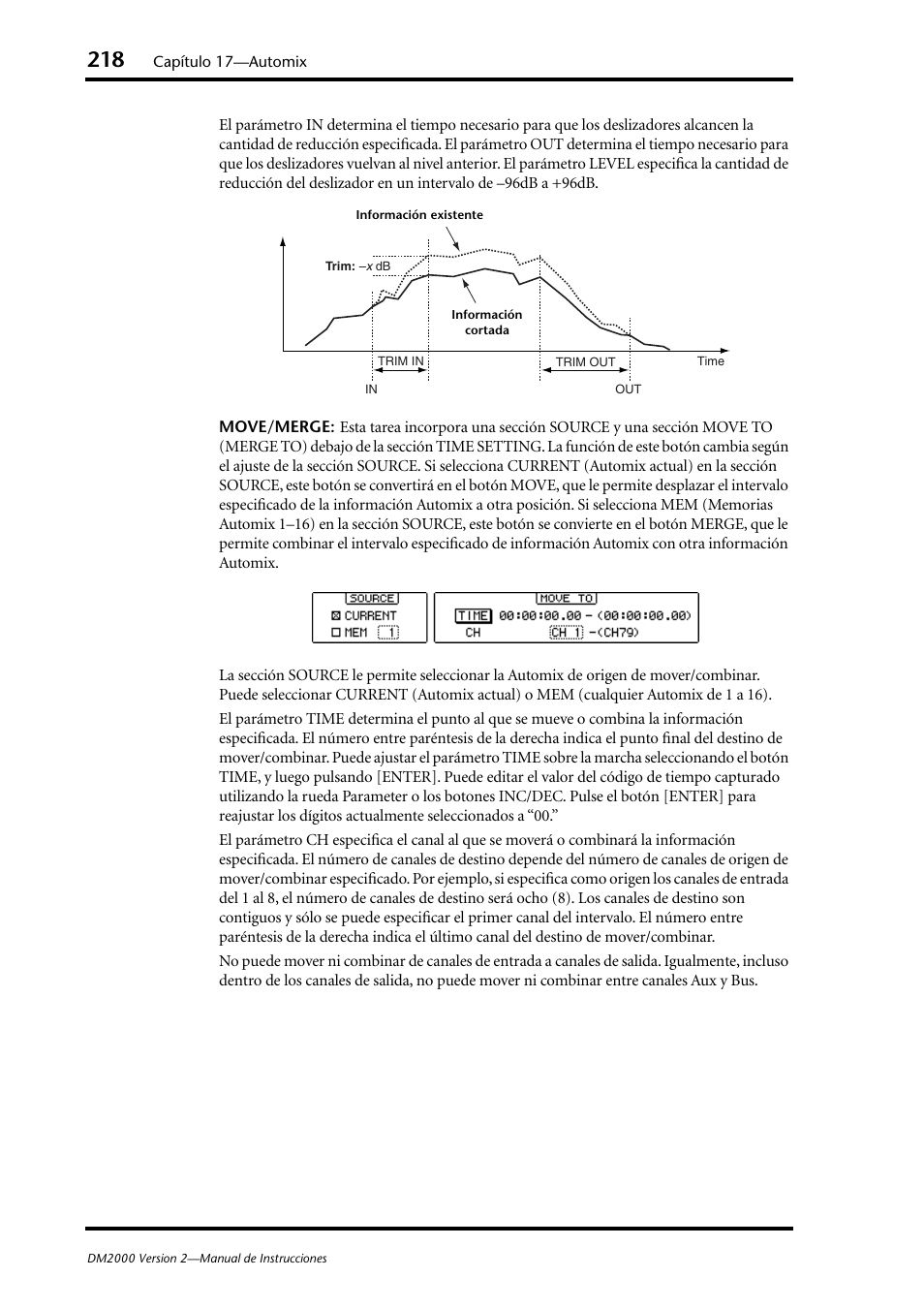 Yamaha DM 2000 User Manual | Page 218 / 410