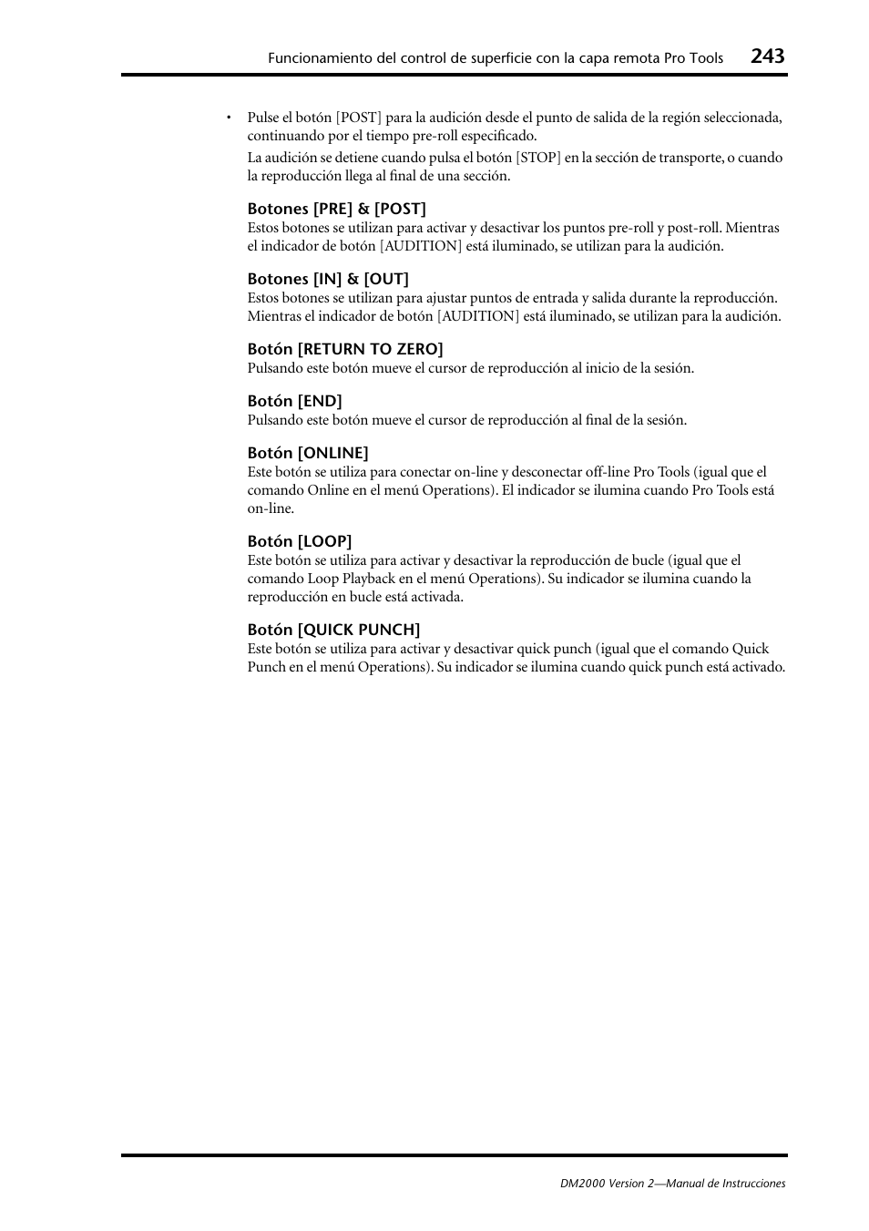 Yamaha DM 2000 User Manual | Page 243 / 410
