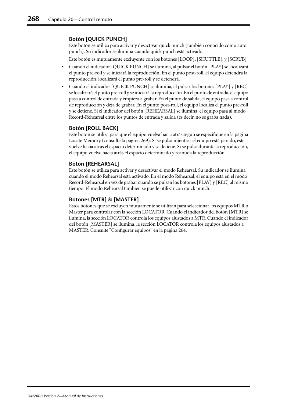 Yamaha DM 2000 User Manual | Page 268 / 410