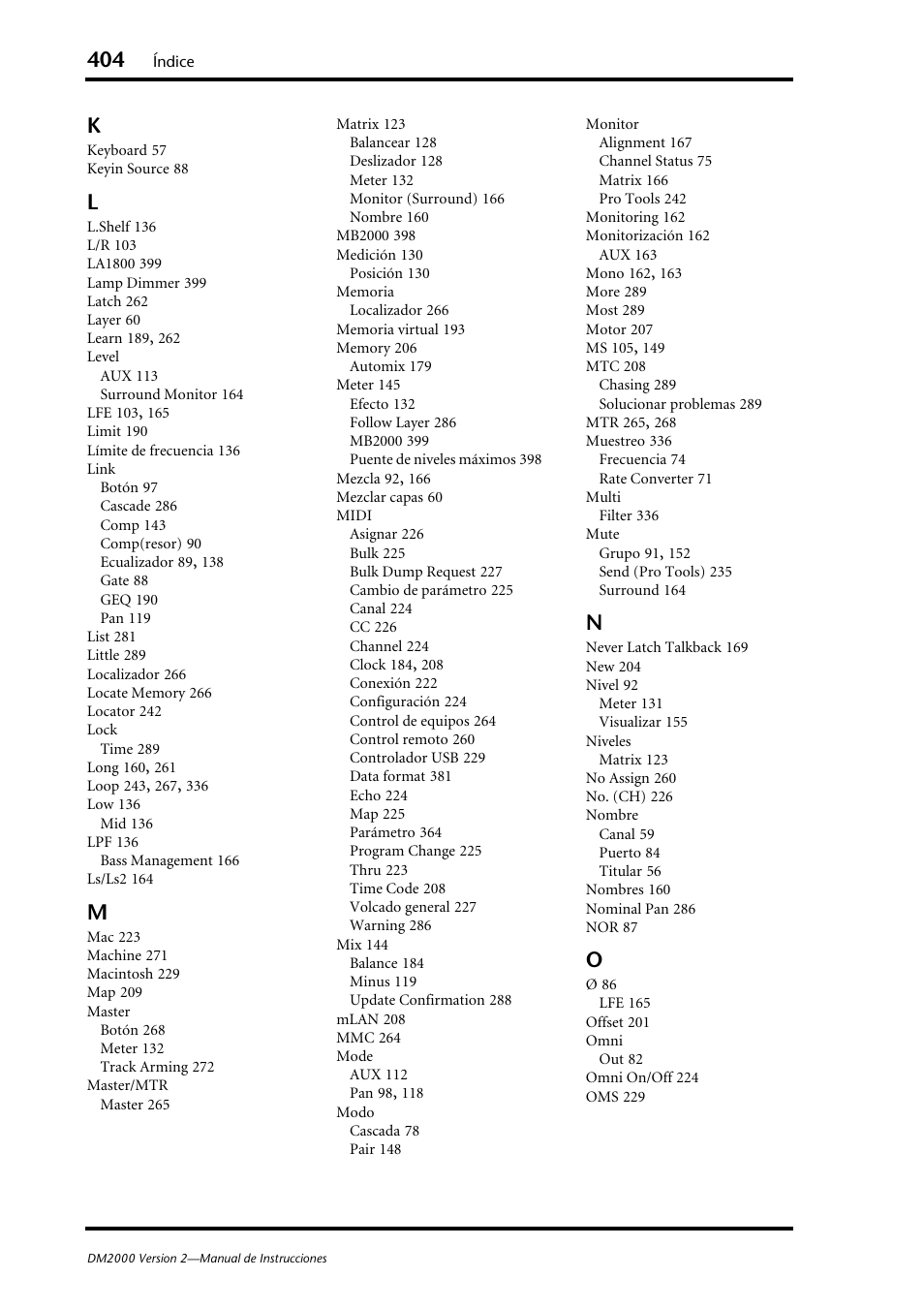 Yamaha DM 2000 User Manual | Page 404 / 410