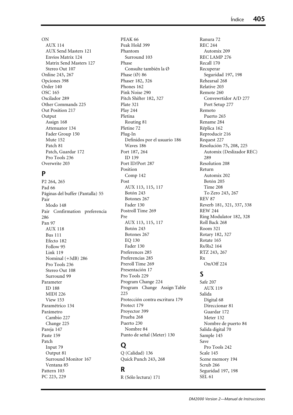 Yamaha DM 2000 User Manual | Page 405 / 410