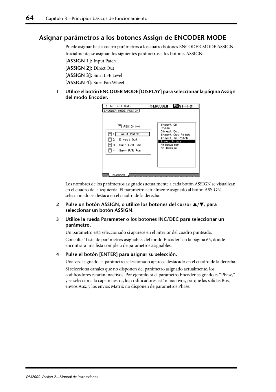 Yamaha DM 2000 User Manual | Page 64 / 410