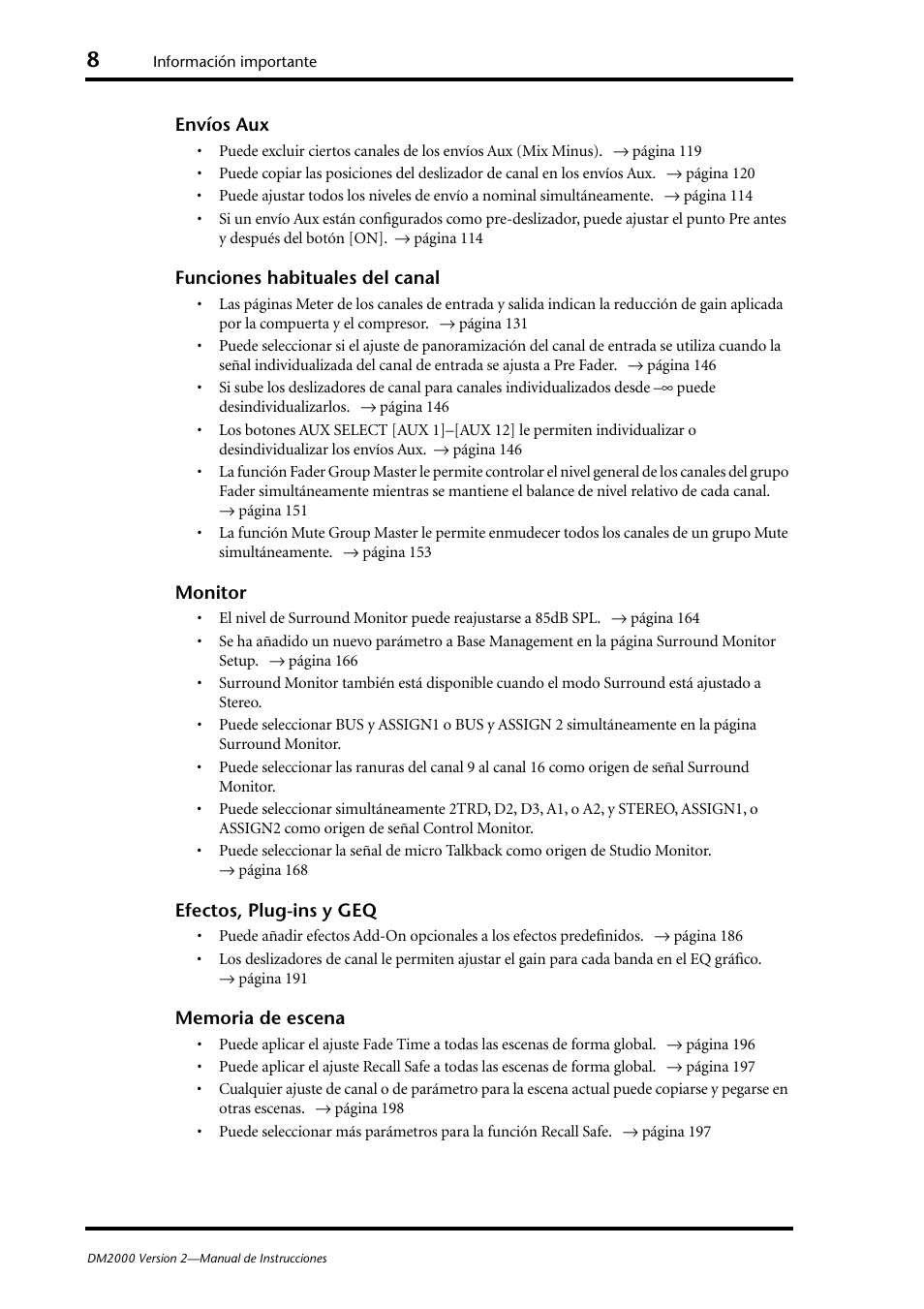 Yamaha DM 2000 User Manual | Page 8 / 410