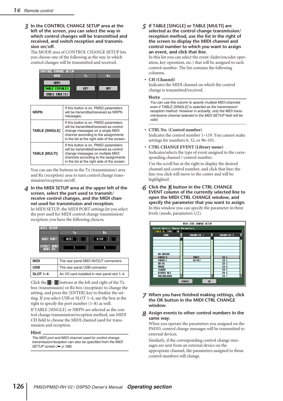 Yamaha DSP5D User Manual | Page 126 / 409