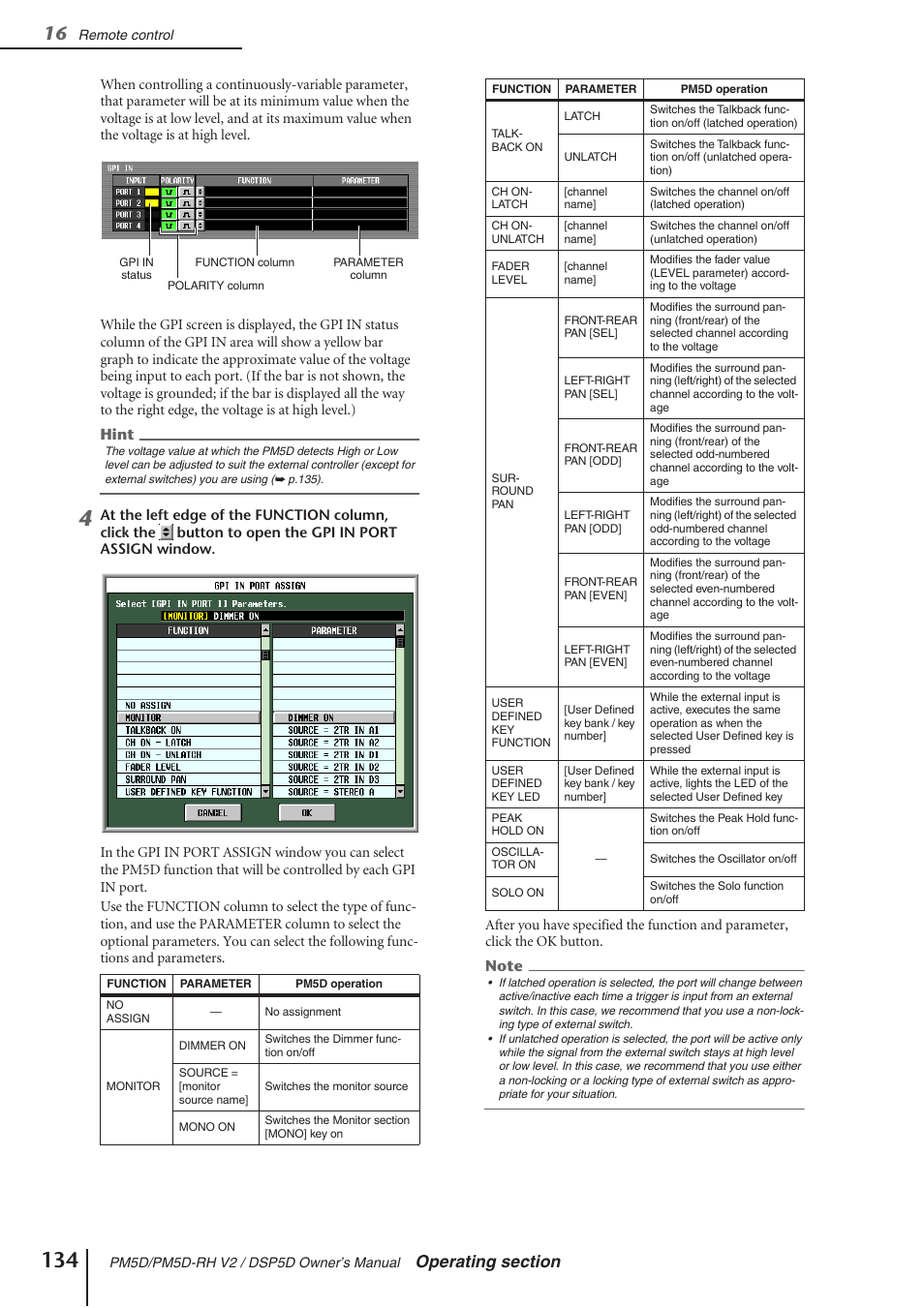 Yamaha DSP5D User Manual | Page 134 / 409