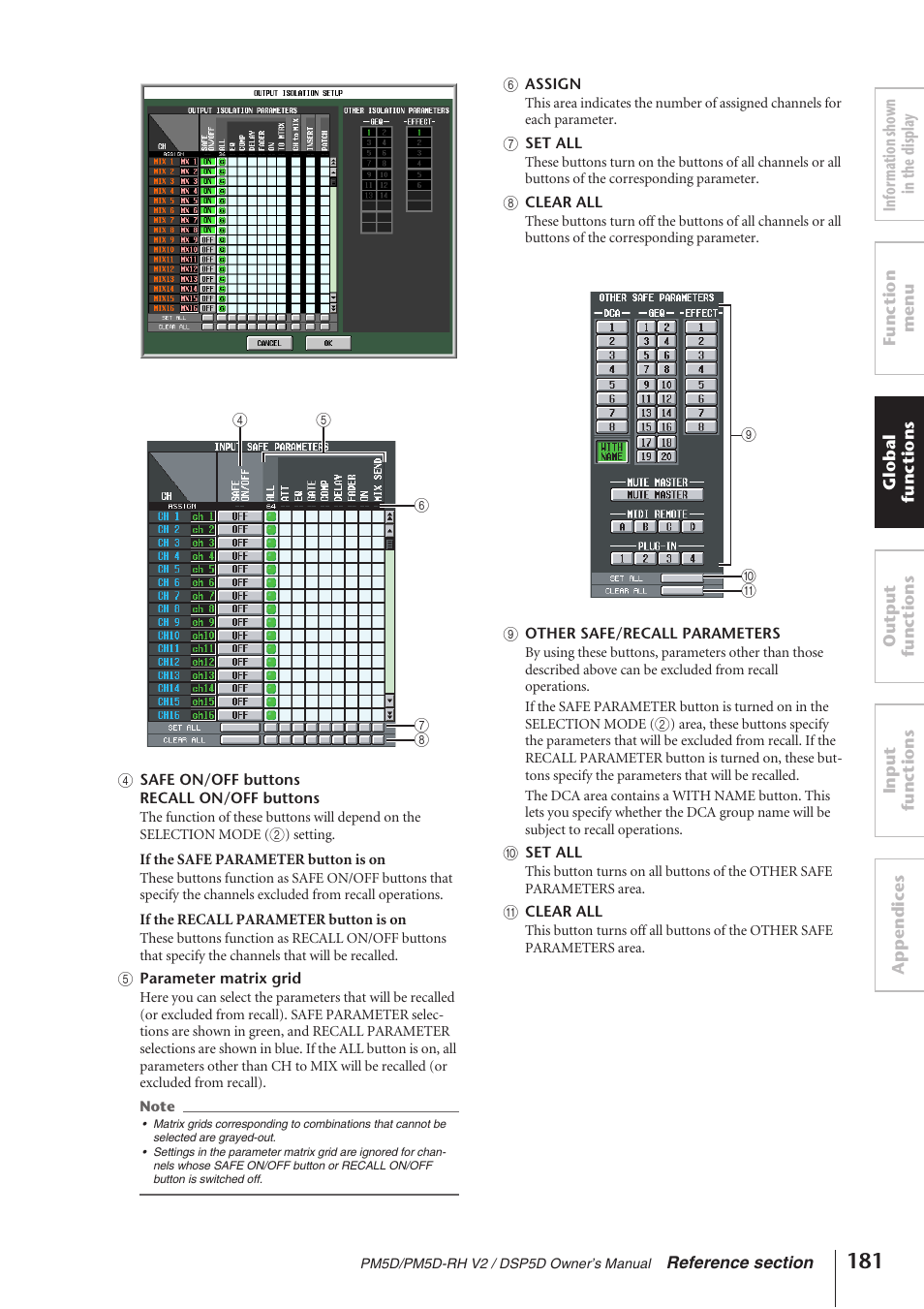 Yamaha DSP5D User Manual | Page 181 / 409