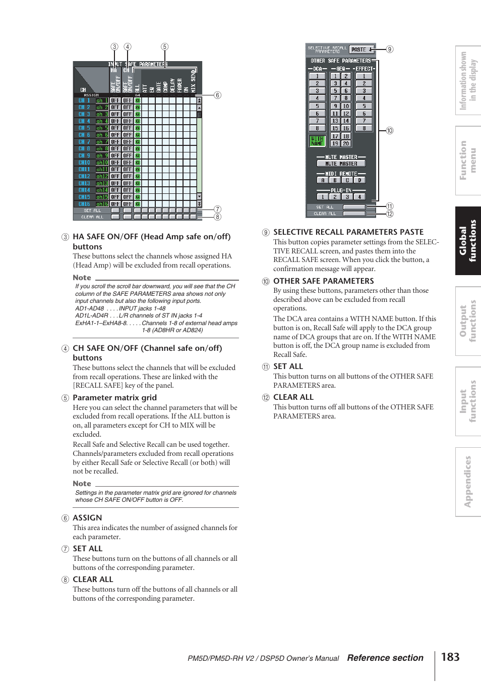 Yamaha DSP5D User Manual | Page 183 / 409