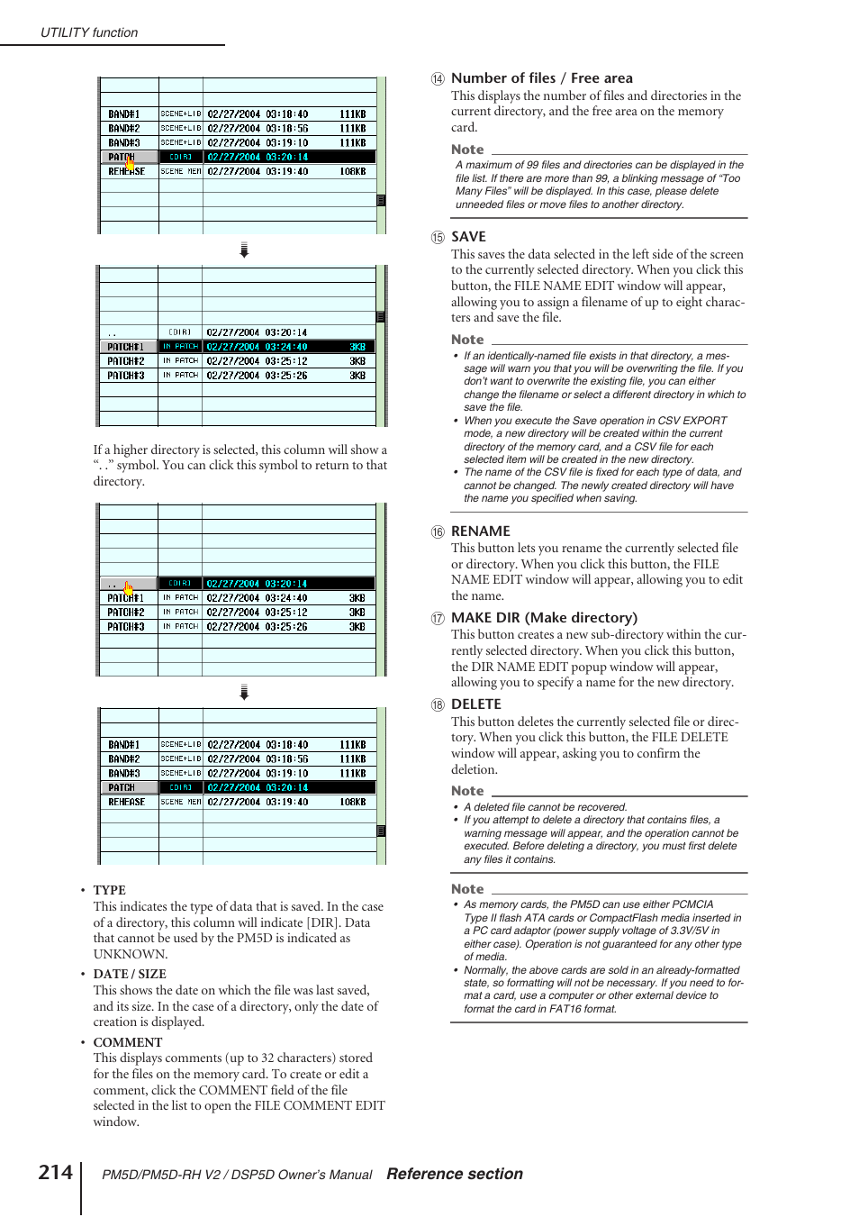 Yamaha DSP5D User Manual | Page 214 / 409