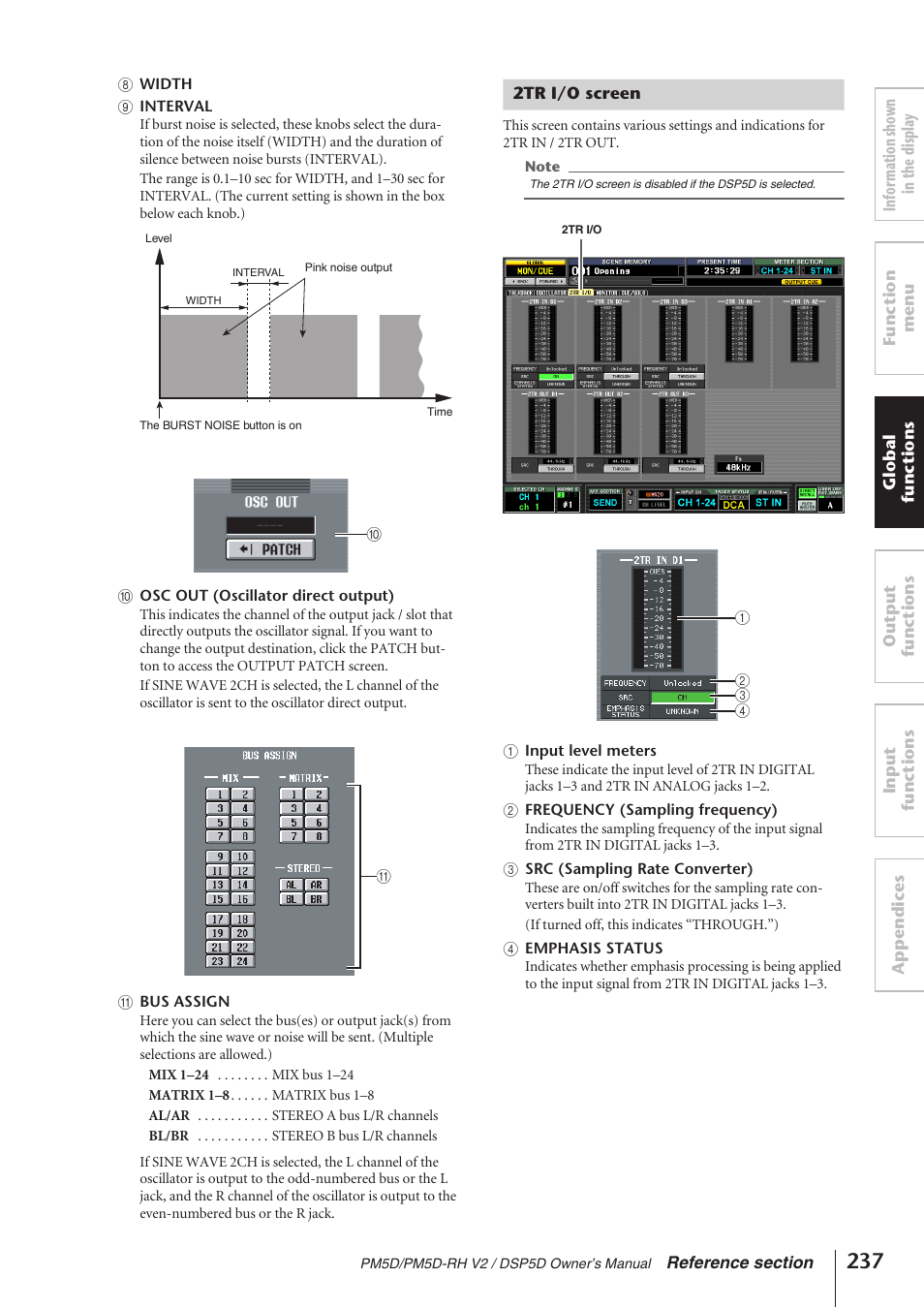 2tr i/o screen | Yamaha DSP5D User Manual | Page 237 / 409