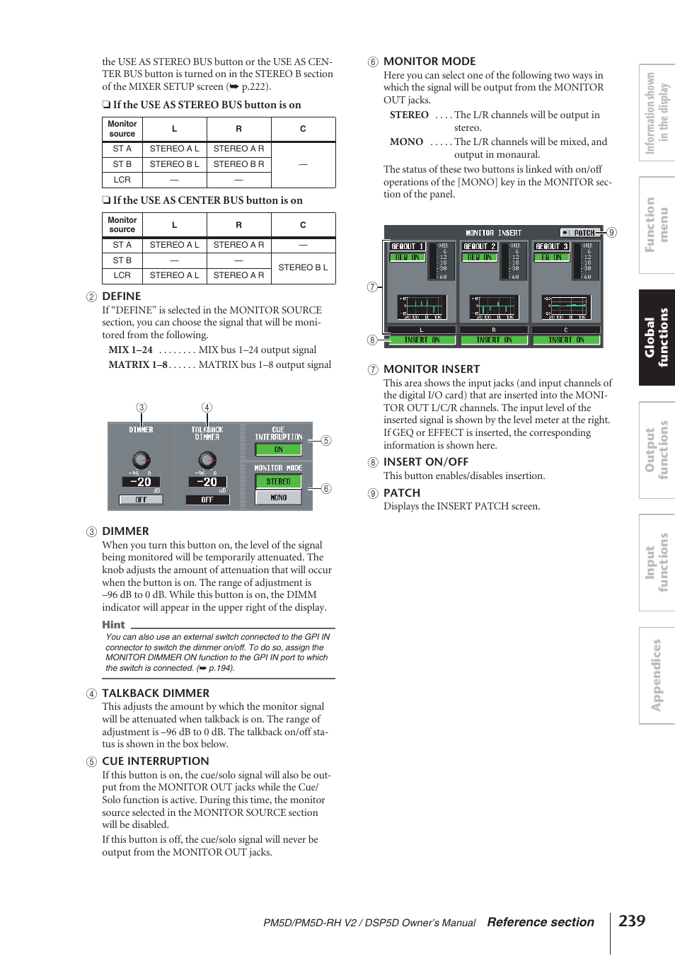 Yamaha DSP5D User Manual | Page 239 / 409