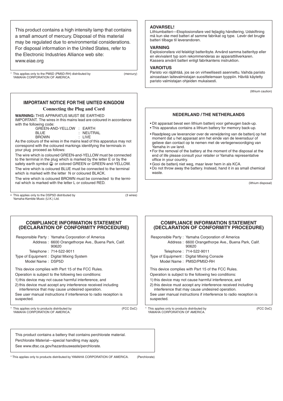 Yamaha DSP5D User Manual | Page 3 / 409
