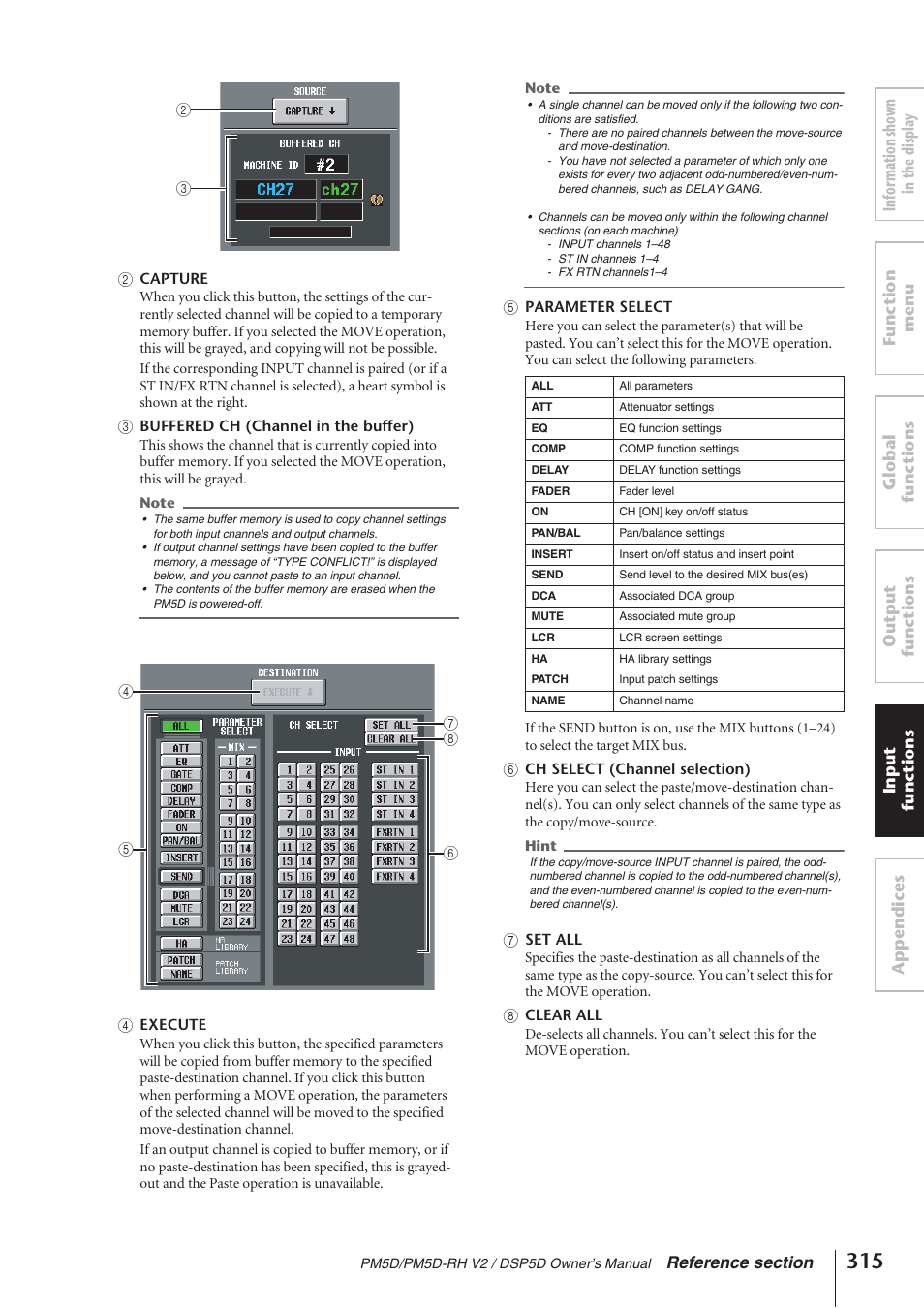Yamaha DSP5D User Manual | Page 315 / 409