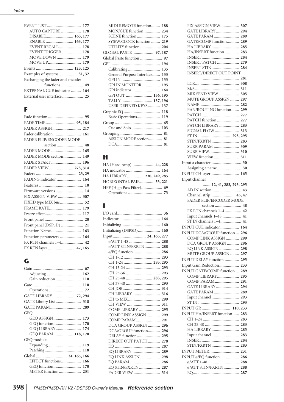 Yamaha DSP5D User Manual | Page 398 / 409