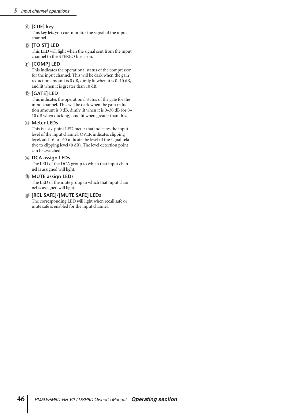 Yamaha DSP5D User Manual | Page 46 / 409