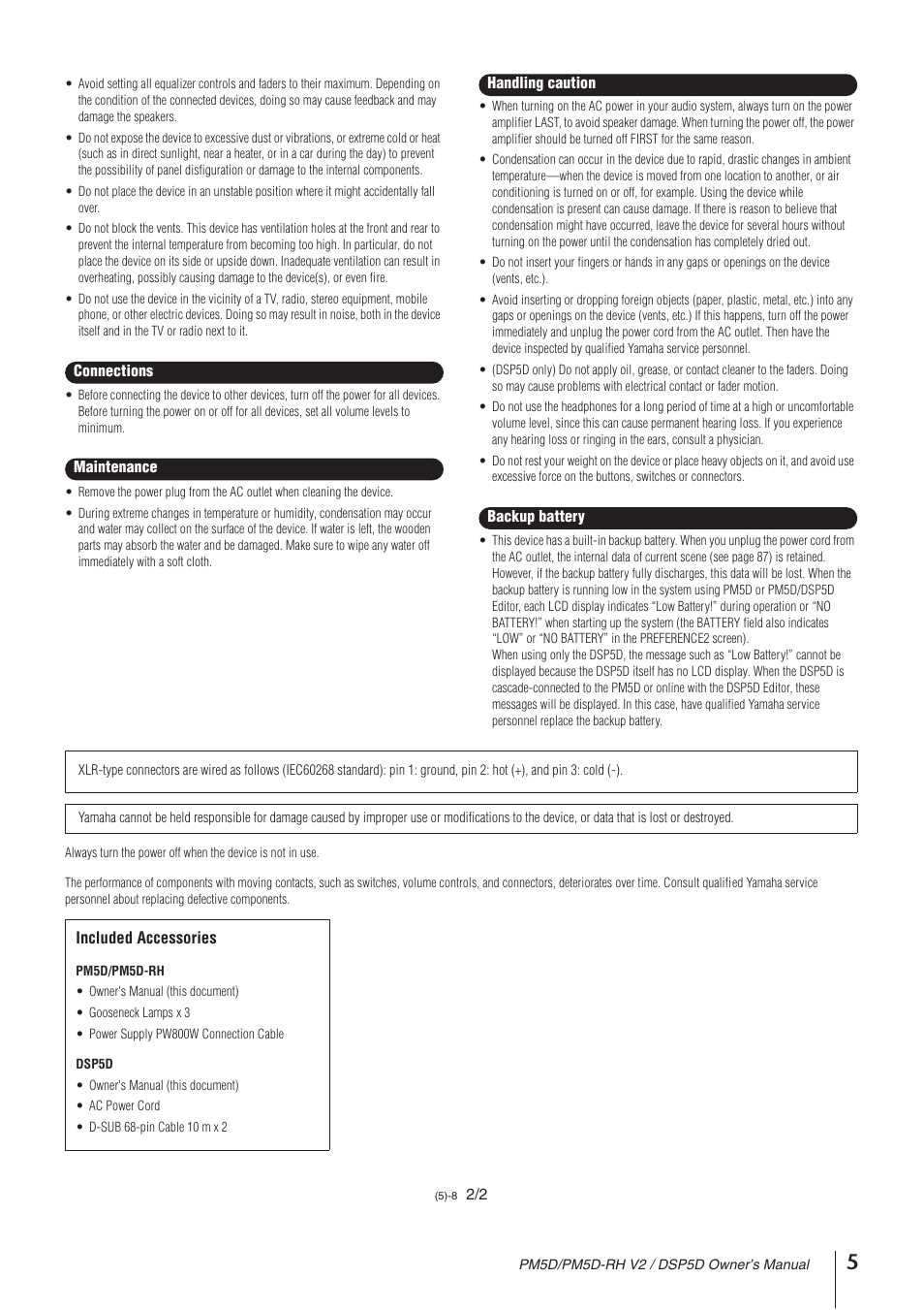 Yamaha DSP5D User Manual | Page 5 / 409