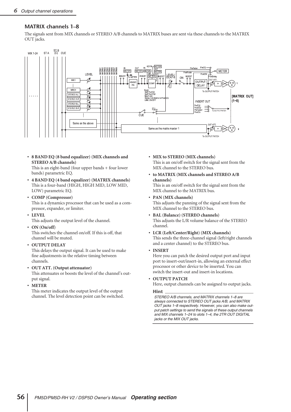 Yamaha DSP5D User Manual | Page 56 / 409