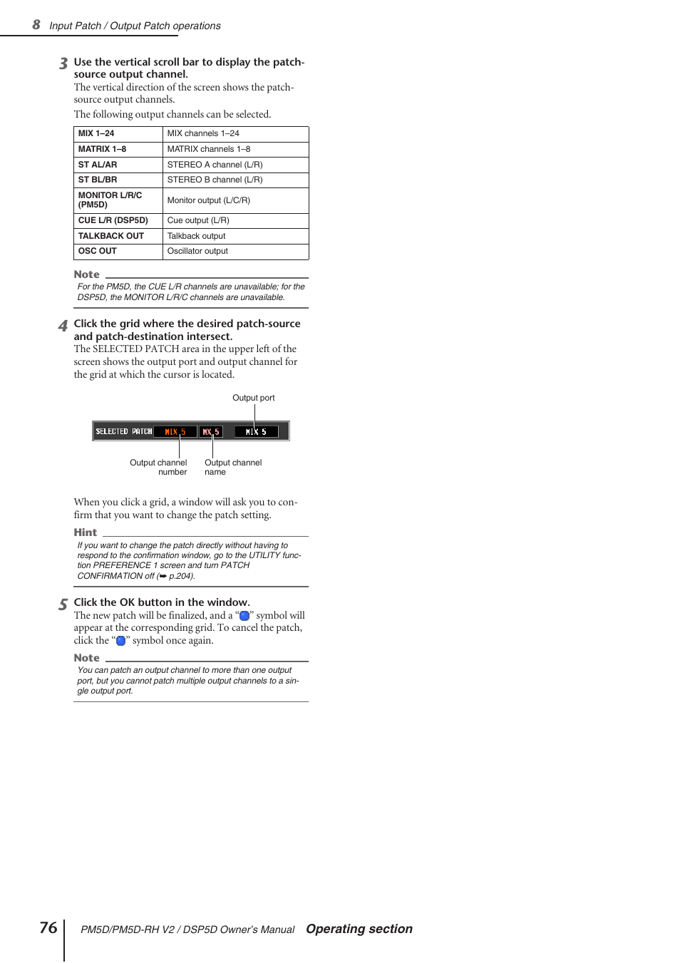 Yamaha DSP5D User Manual | Page 76 / 409