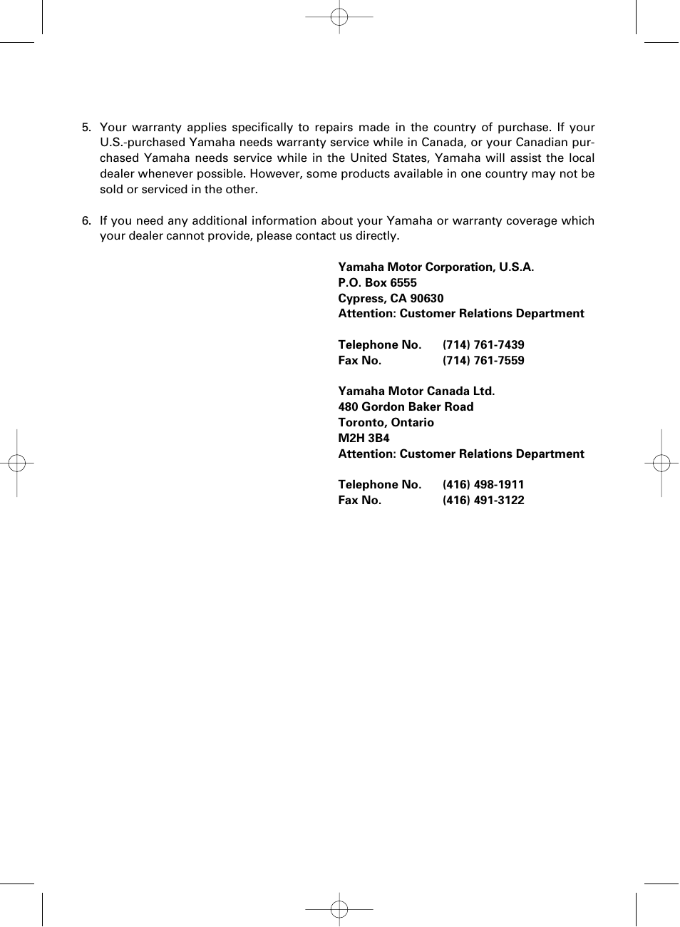 Yamaha F100A User Manual | Page 107 / 115