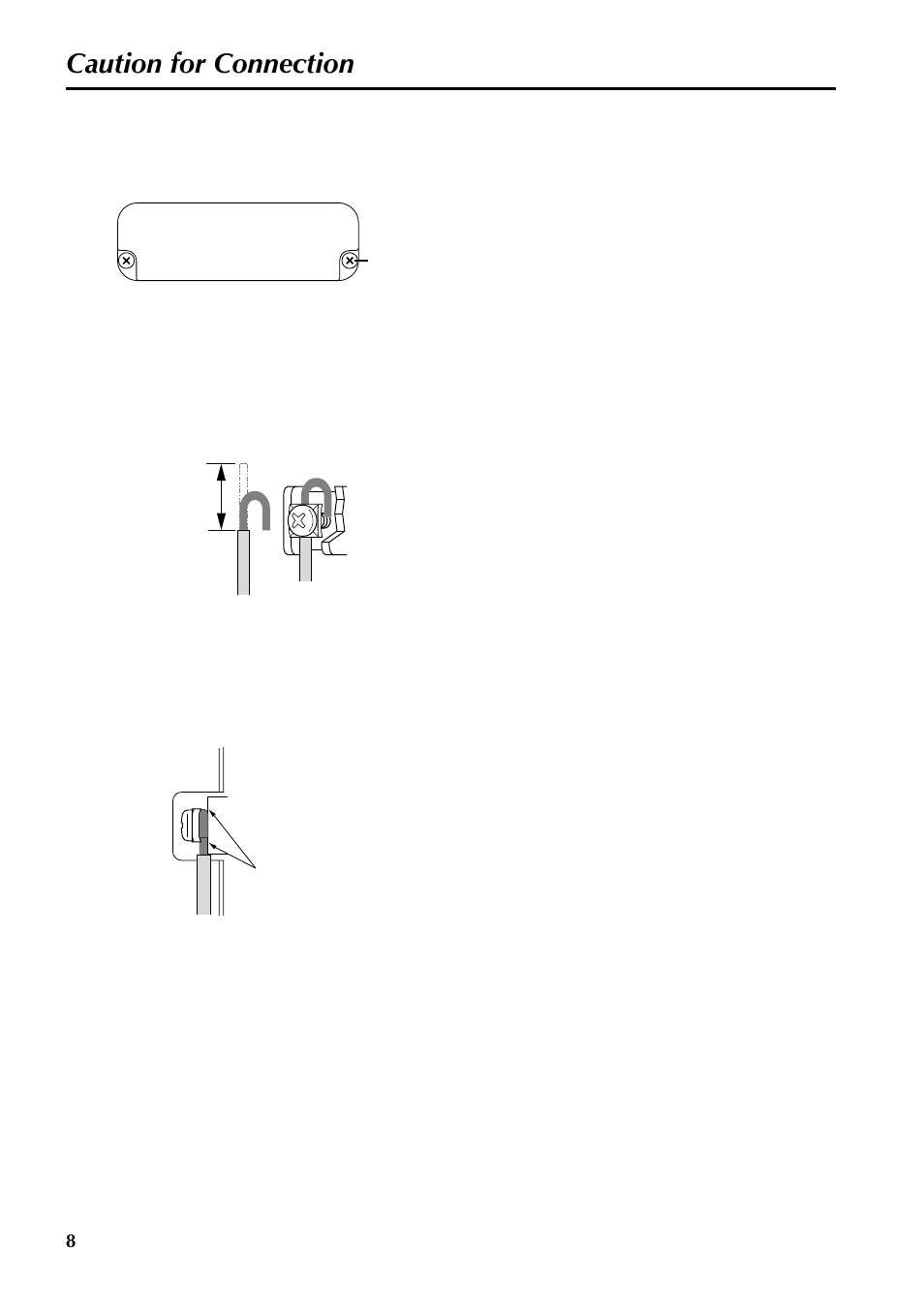 Caution for connection | Yamaha 150 User Manual | Page 8 / 13