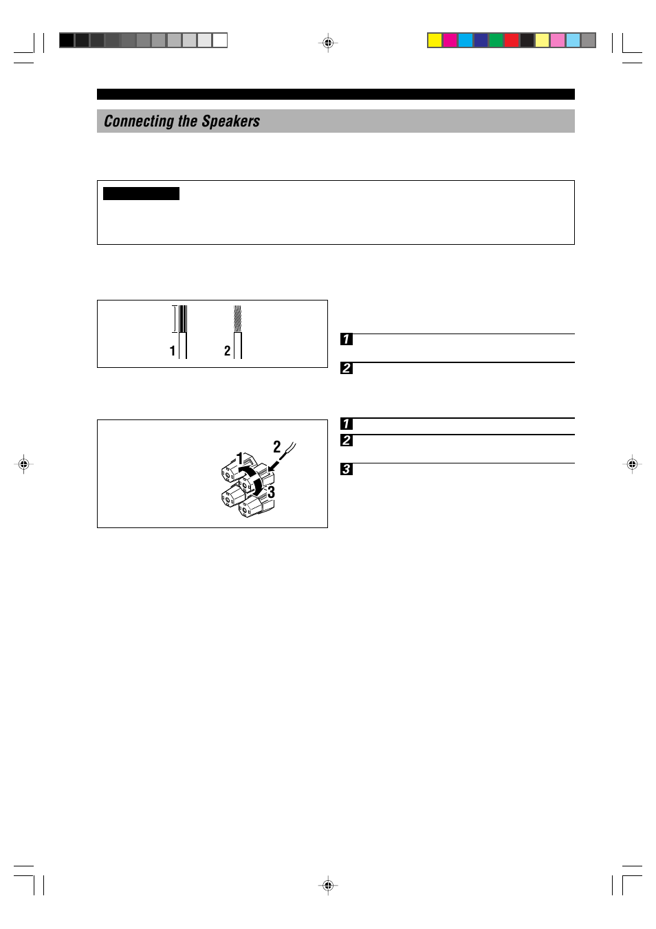 Connecting the speakers | Yamaha RX-V1000RDS User Manual | Page 18 / 85