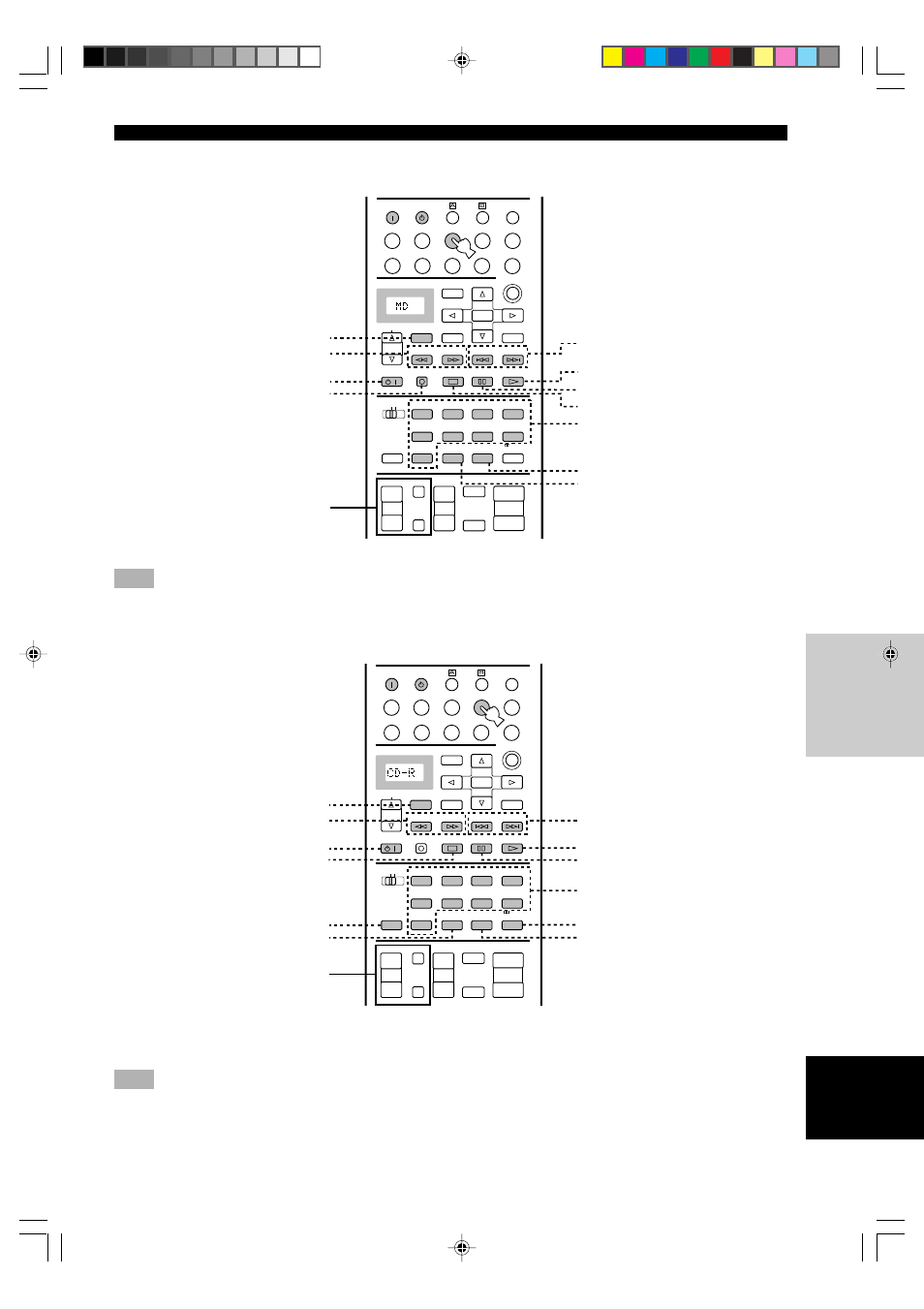 Remote control features | Yamaha RX-V1000RDS User Manual | Page 55 / 85