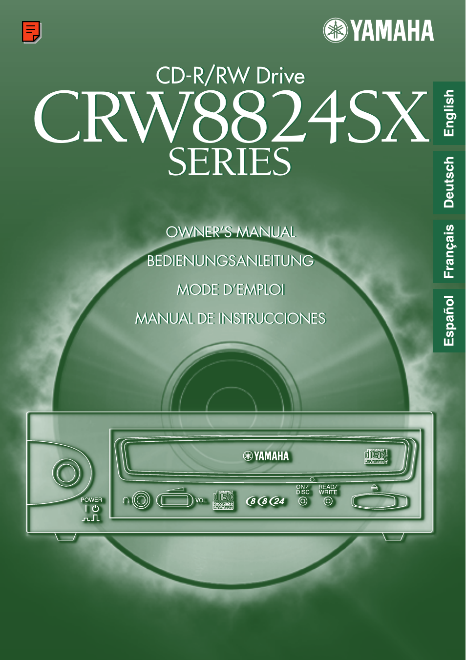 Yamaha CRW8824SX Series User Manual | 46 pages