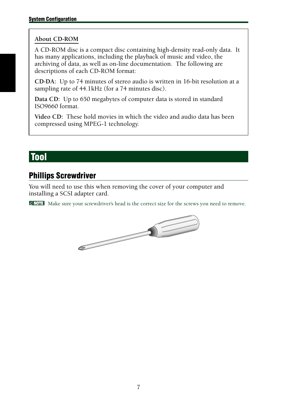 Tool, Phillips screwdriver | Yamaha CRW8824SX Series User Manual | Page 16 / 46