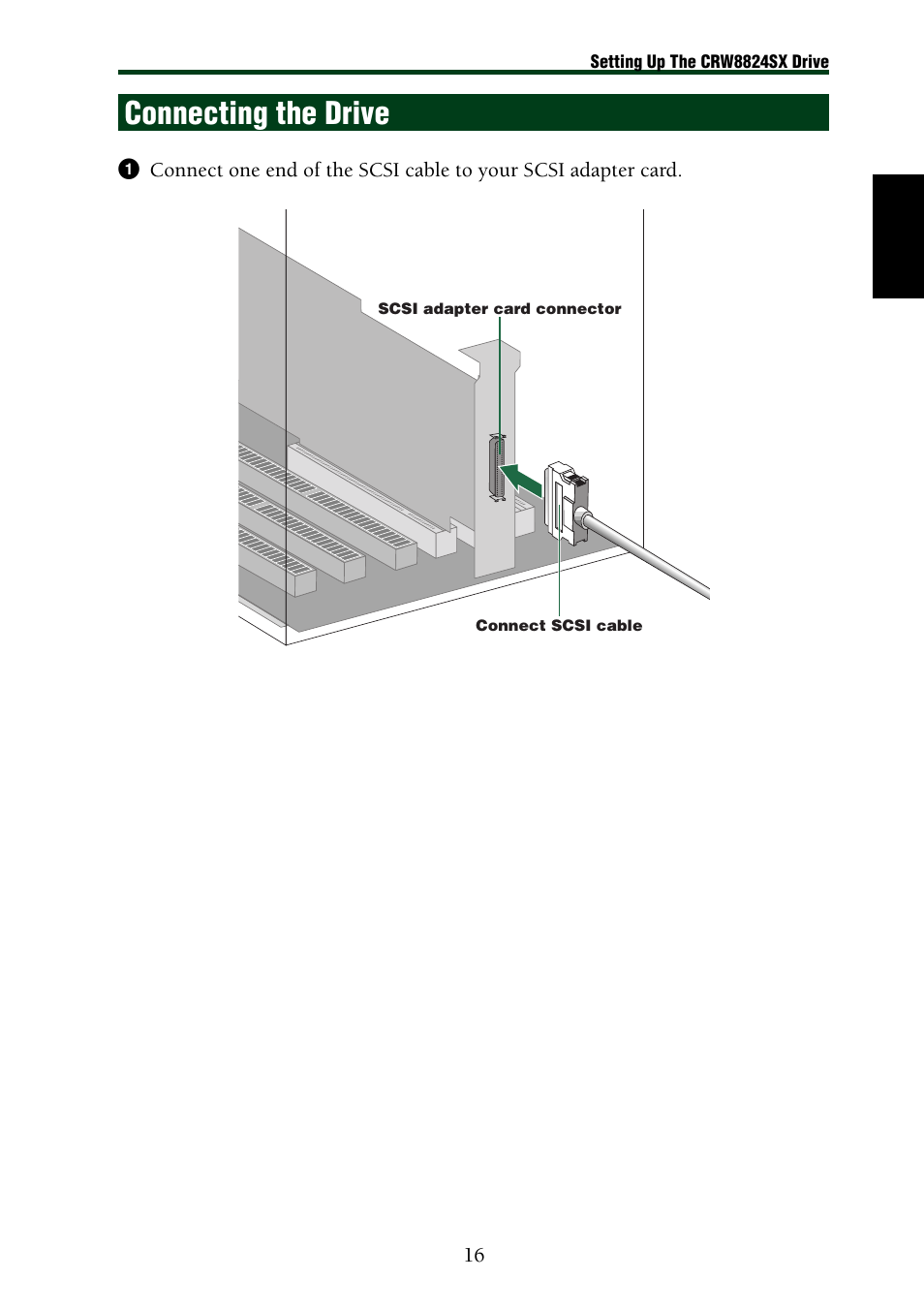 Connecting the drive | Yamaha CRW8824SX Series User Manual | Page 25 / 46