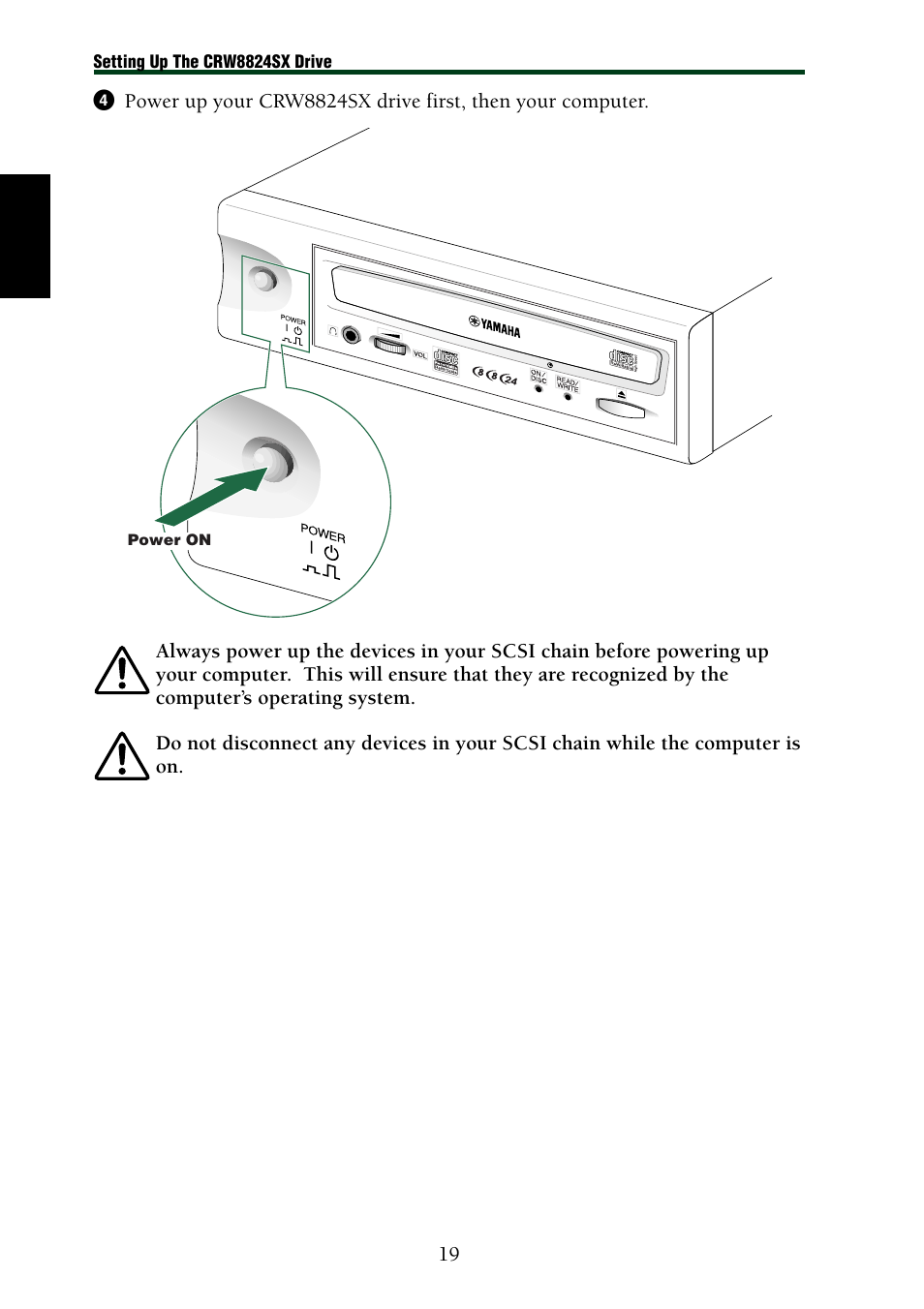 Yamaha CRW8824SX Series User Manual | Page 28 / 46