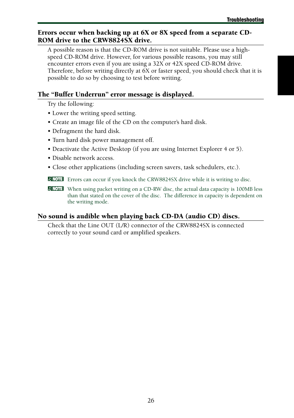 Yamaha CRW8824SX Series User Manual | Page 35 / 46