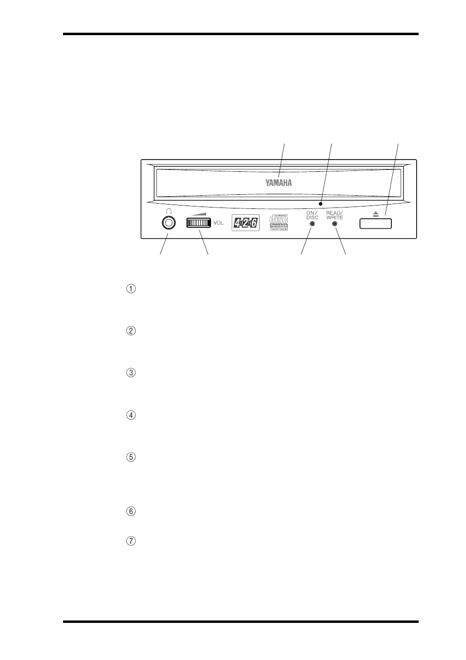 Chapter 3 - operation | Yamaha CRW4260t-NB User Manual | Page 19 / 26