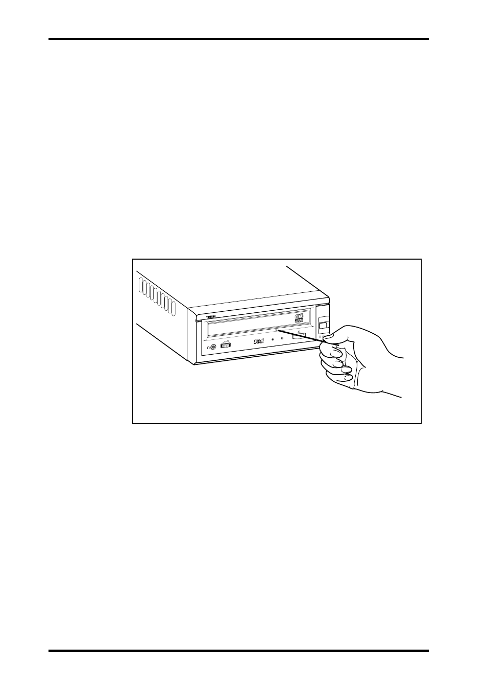Manual eject (emergency use), Chapter 4 - operation | Yamaha CRW4416SX User Manual | Page 20 / 24