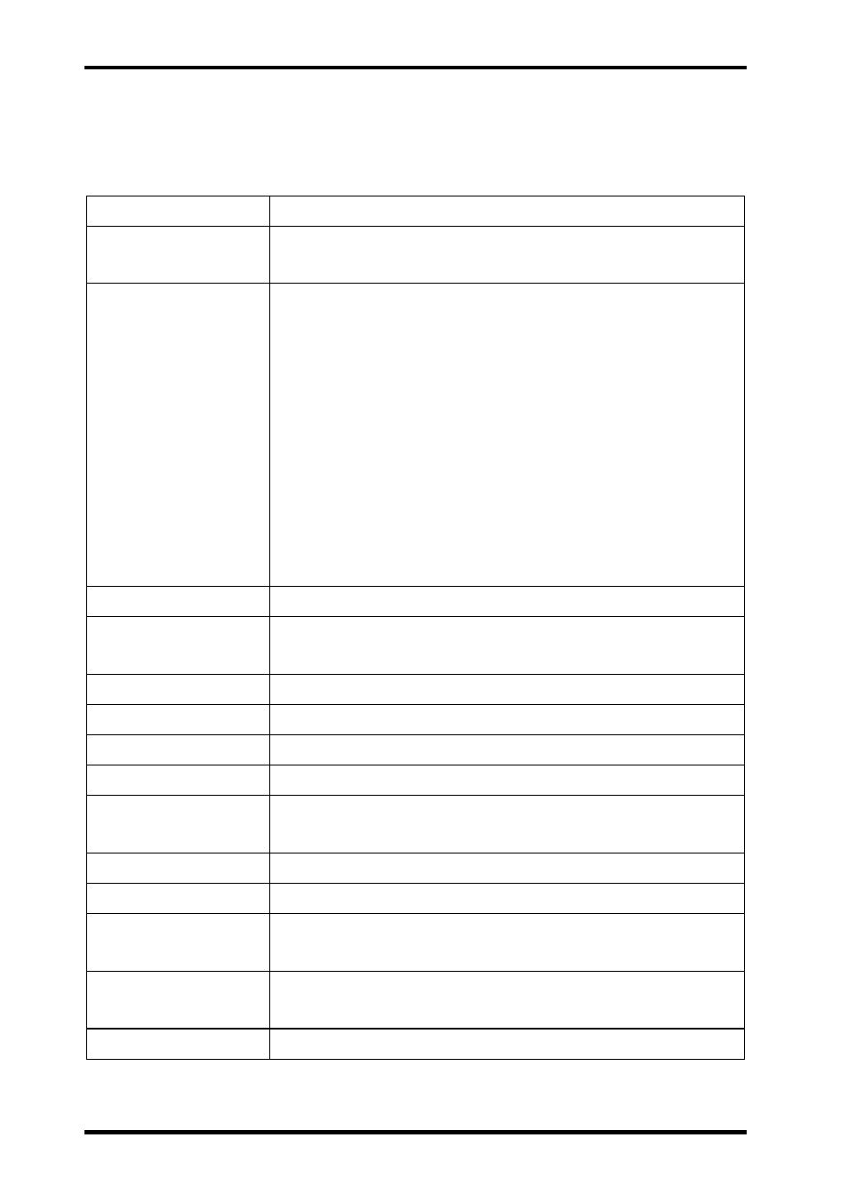 Appendix, Specifications | Yamaha CRW4416SX User Manual | Page 22 / 24