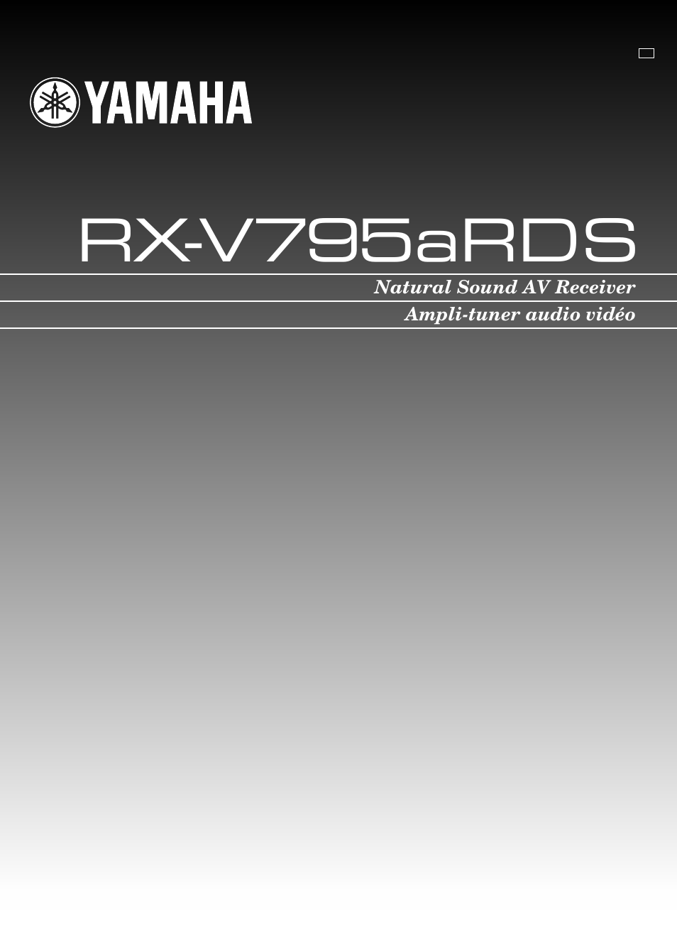 Yamaha RX-V795aRDS User Manual | 88 pages