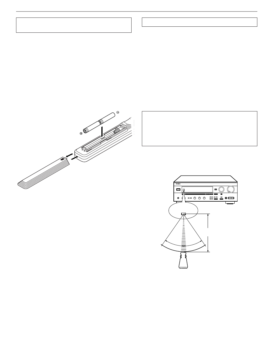 Installing batteries in the remote controller, Notes about the remote controller, 8installing batteries in the remote controller | Yamaha RX-V795aRDS User Manual | Page 10 / 88