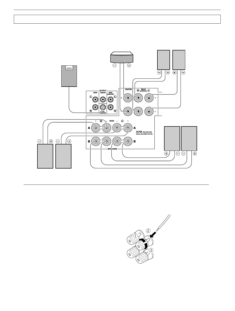 Speakers, 20 speakers, How to connect | Yamaha RX-V795aRDS User Manual | Page 22 / 88