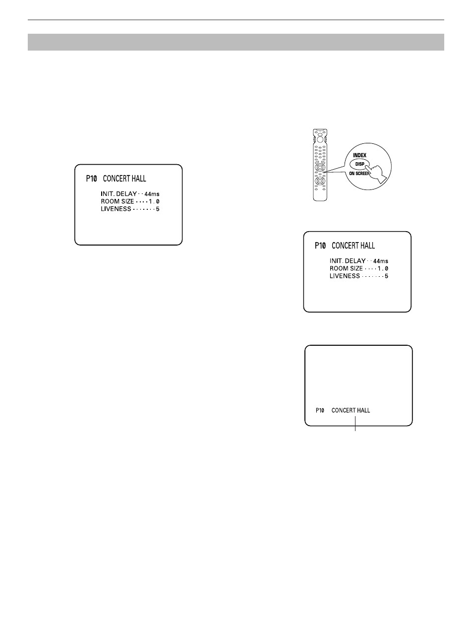 On screen display, Selecting a type of display | Yamaha RX-V795aRDS User Manual | Page 28 / 88