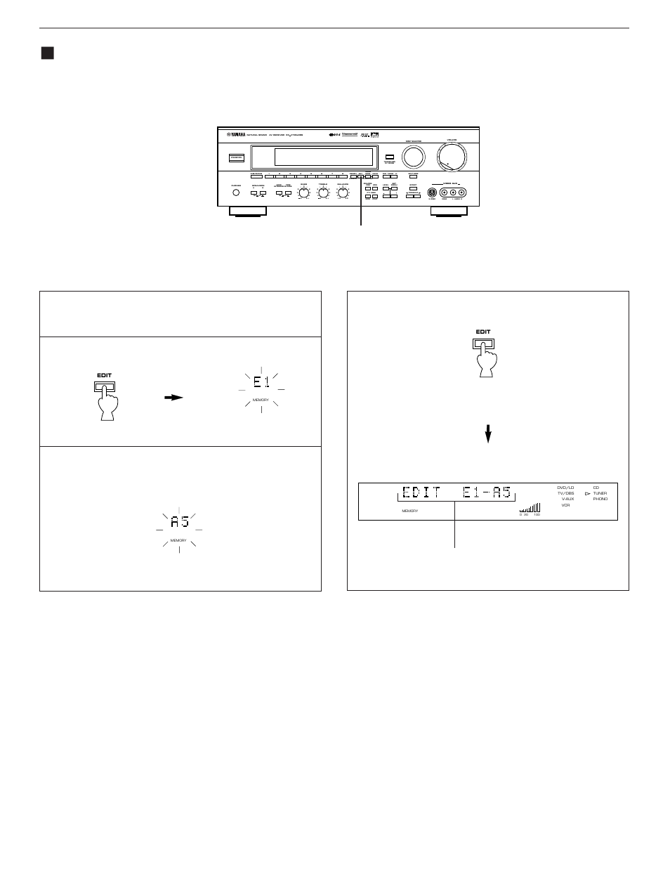 Exchanging preset stations, Aon off on off b, Preset | Sleep auto, Normal widephantom 40 60, Db ms, Basic operation | Yamaha RX-V795aRDS User Manual | Page 44 / 88