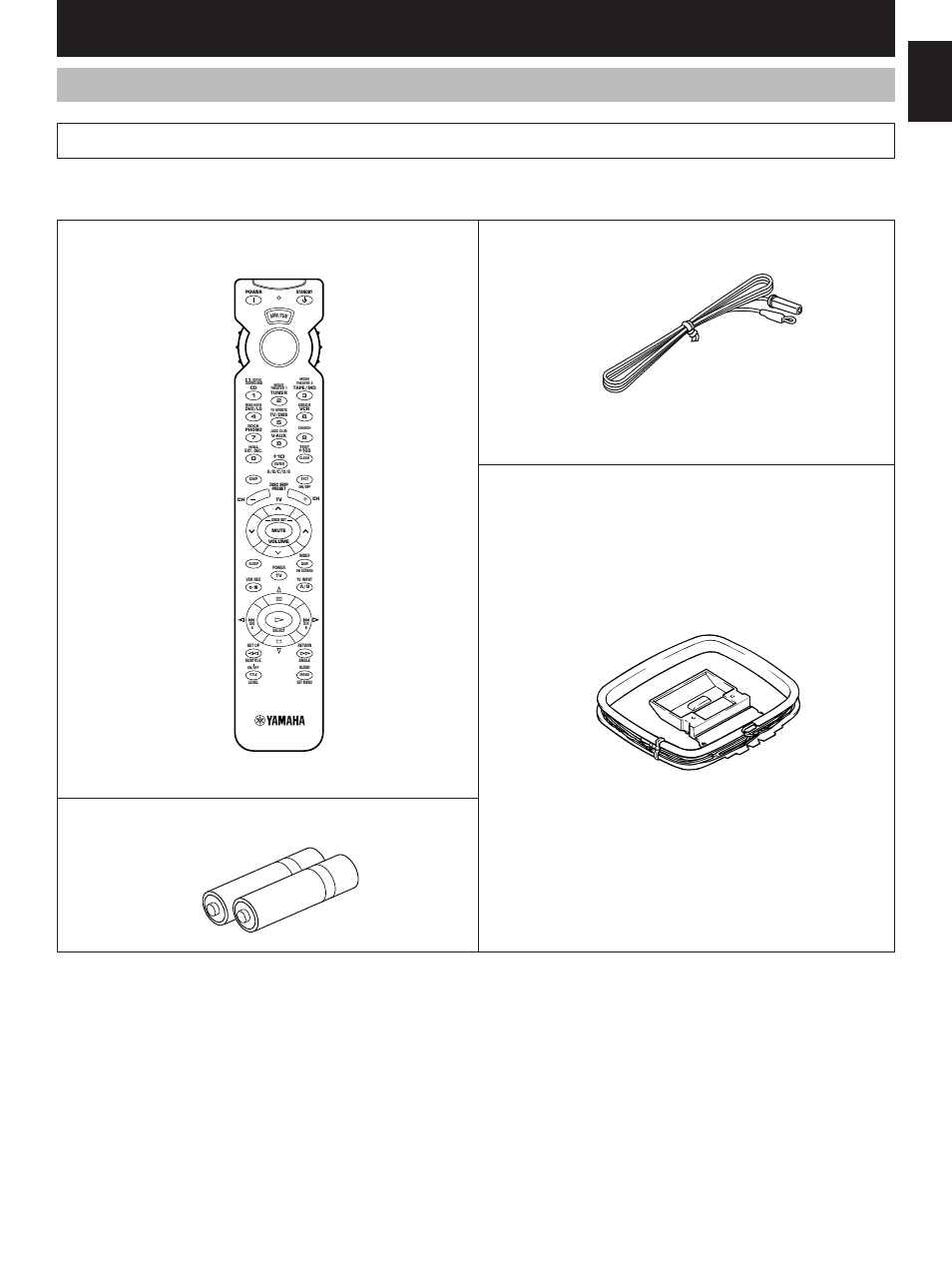 Getting started, Unpacking, English | Yamaha RX-V795aRDS User Manual | Page 9 / 88