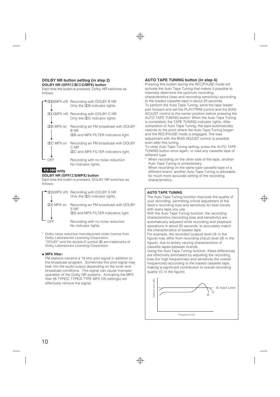 Yamaha YHT-580 User Manual | Page 10 / 18