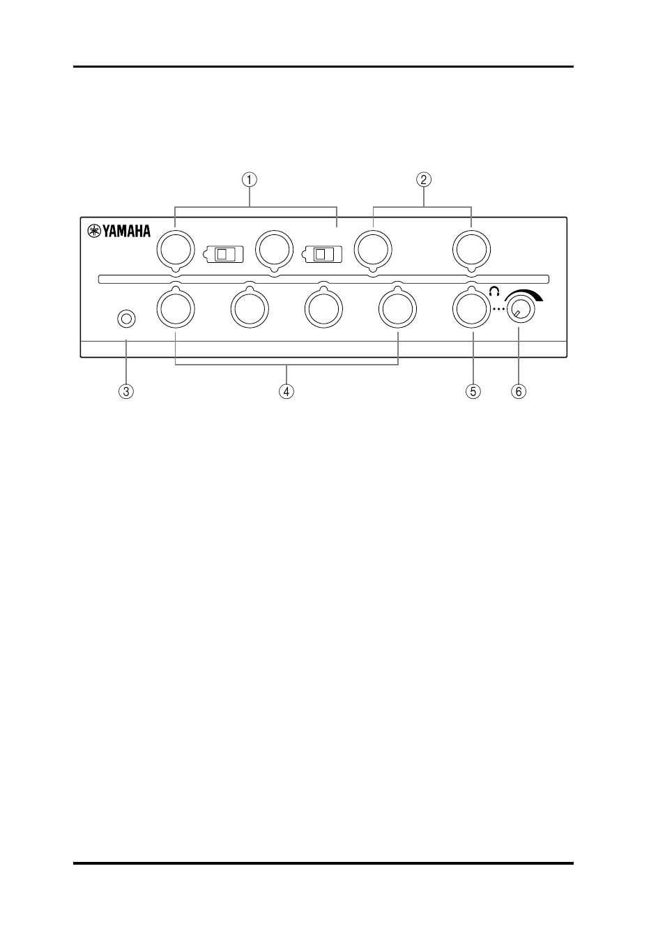 各部の名称と機能, フロントパネル | Yamaha AX44 User Manual | Page 44 / 51