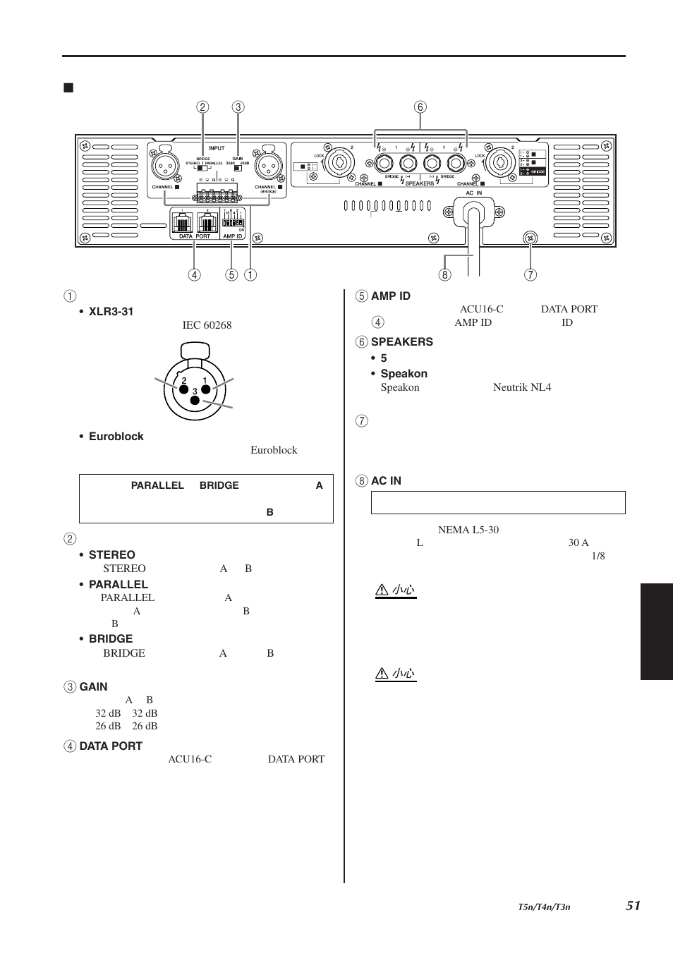 Yamaha T5n/T4n/T3n User Manual | Page 6 / 19