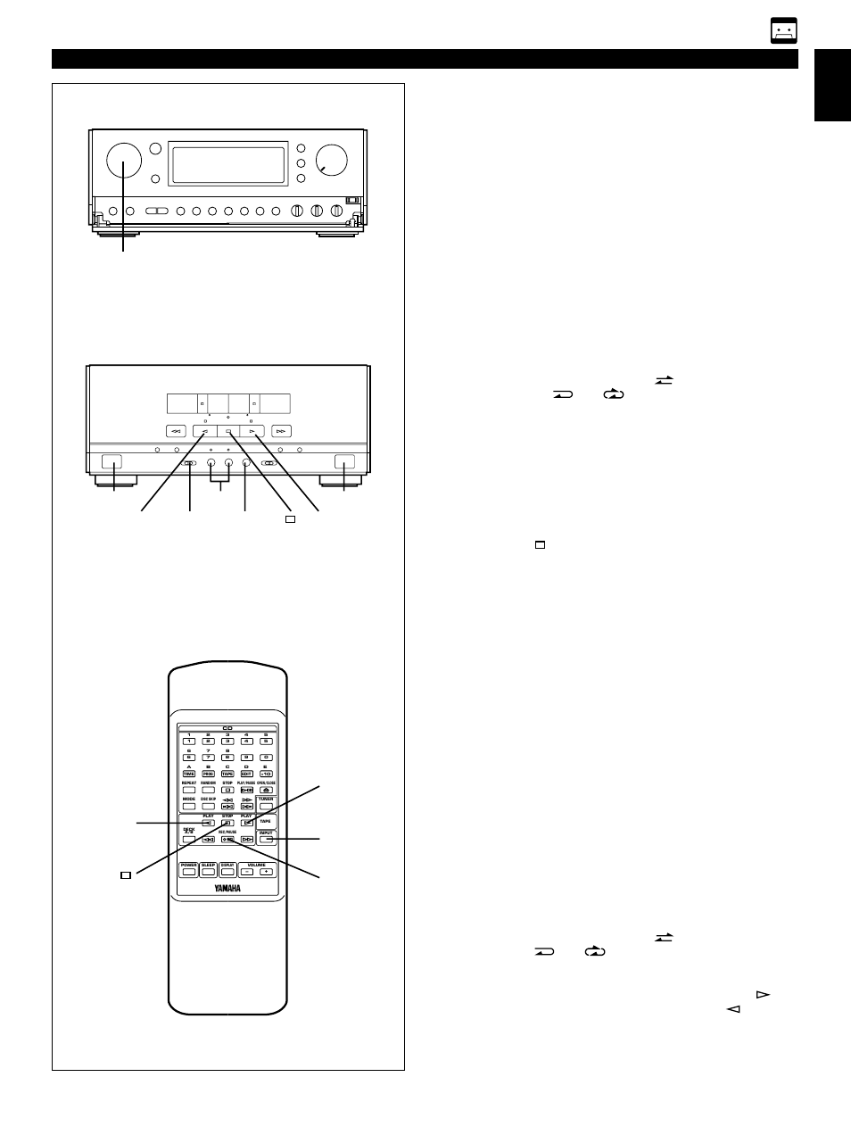 Dubbing, Erasing recorded tapes, E-37 english | Other recordings | Yamaha CC-75 User Manual | Page 45 / 54