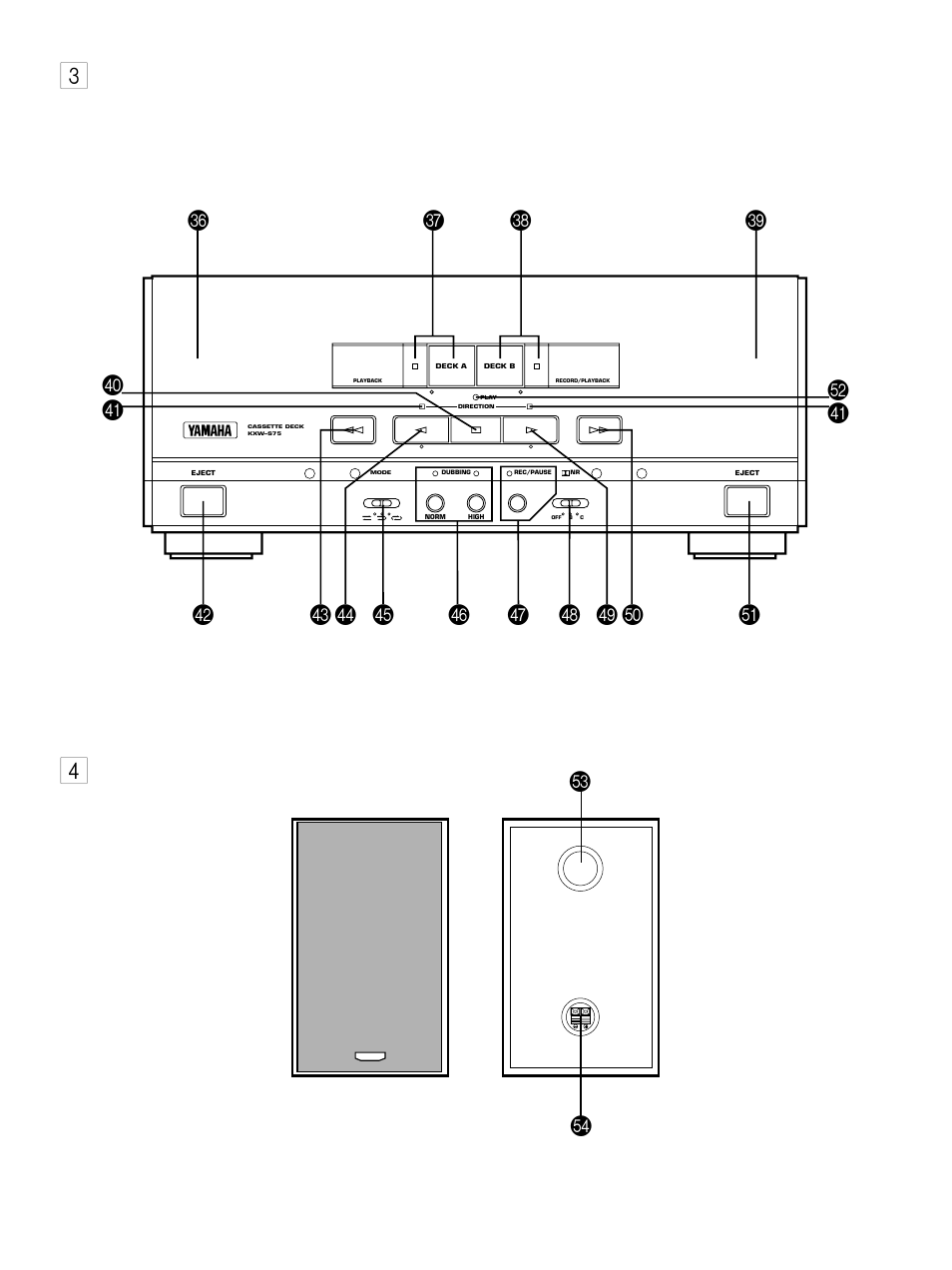 Kxw-s75, Nx-s75 | Yamaha CC-75 User Manual | Page 6 / 54