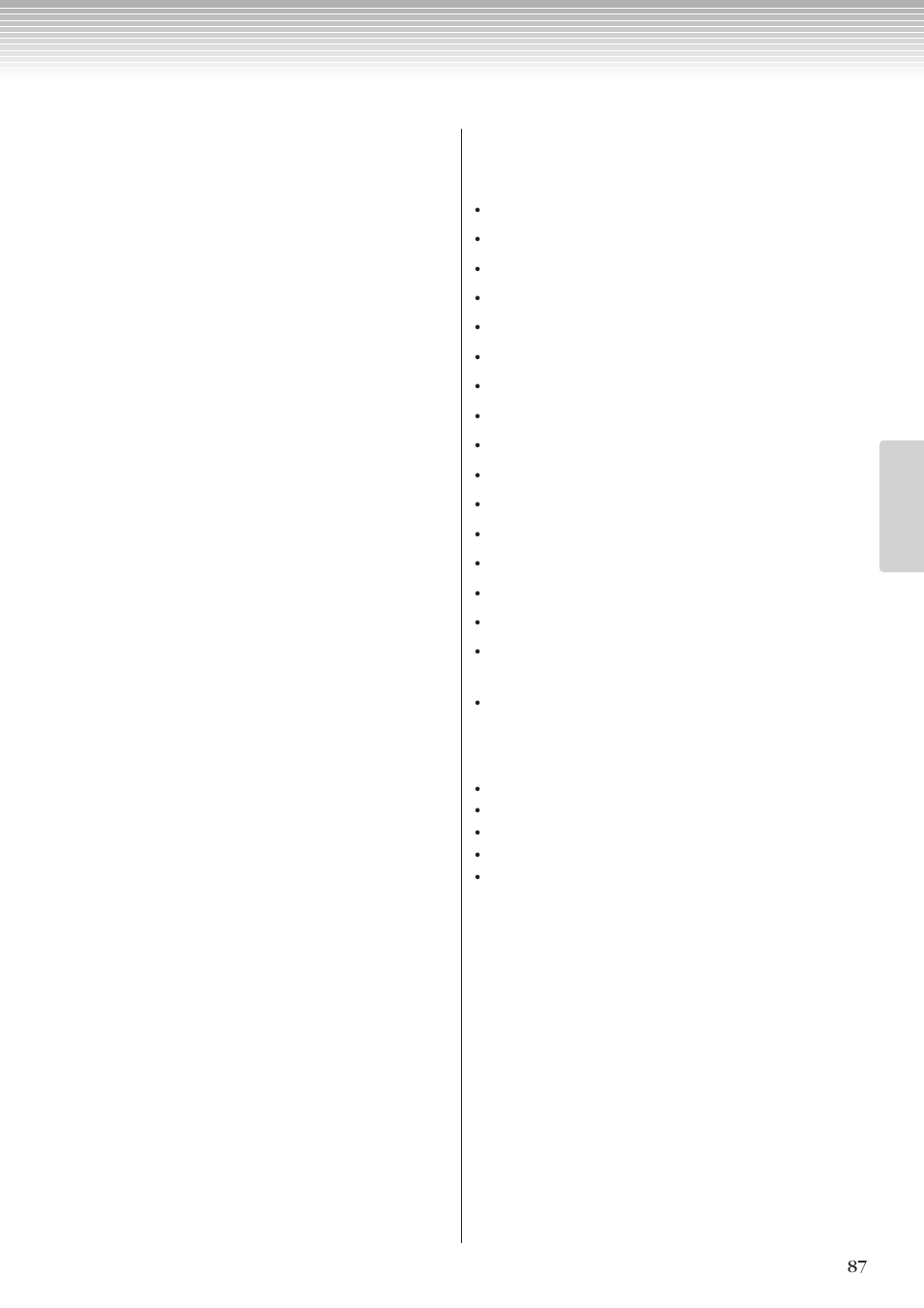 操作や機能についての疑問がわいたら | Yamaha CLP-270 User Manual | Page 87 / 148