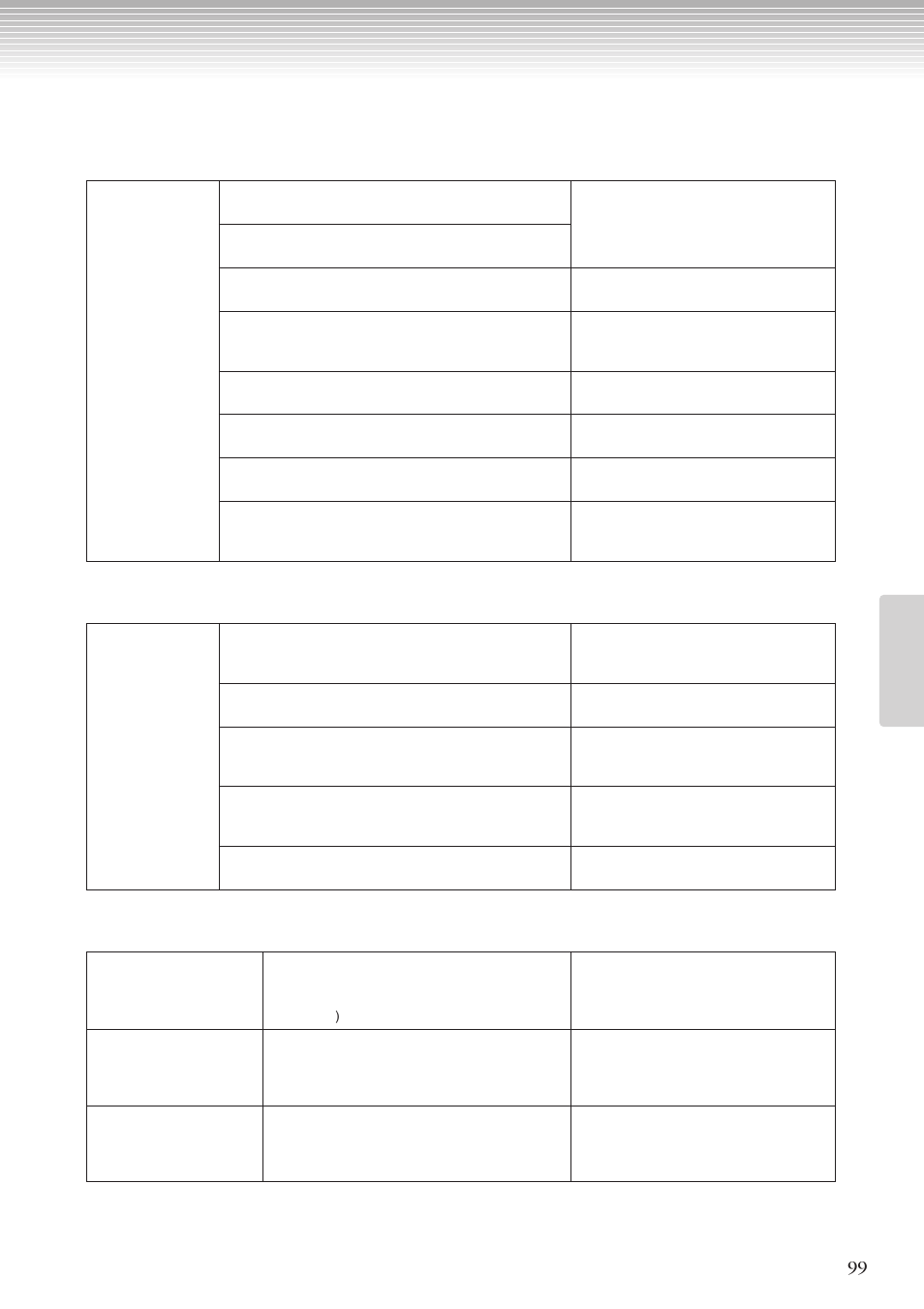 2つの音色の組み合わせ例 (デュアルとスプリット) | Yamaha CLP-270 User Manual | Page 99 / 148